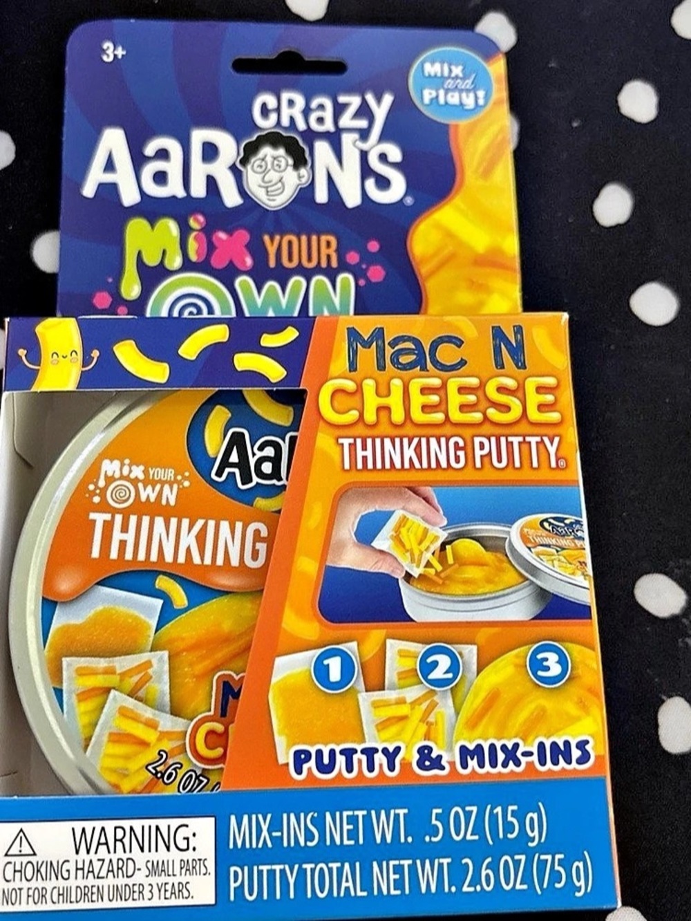 Crazy Aaron's Mac N Cheese Thinking Putty Thinking Putty Toy Mac N Cheese